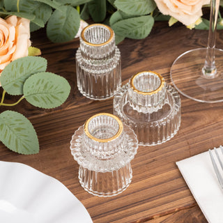 Create an Unforgettable Atmosphere with Clear Votive Tealight Candle Stands