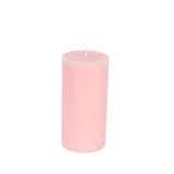 12-Pack 3x6inch Unscented Dripless Pillar Candles – Blush Long-Burning Wax Candles Cotton#whtbkgd