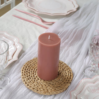 <h3 style="margin-left:0px;">Illuminate Your Space with Dripless Beige Pillar Candles