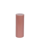 12-Pack Unscented Pillar Candles – Dripless 3x8inch Beige Paraffin Wax Smokeless Cotton Wick#whtbkgd_99