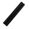5 Pack | 9inch Black Premium Unscented Ribbed Wax Taper Candles#whtbkgd