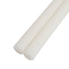 5 Pack | 9inch White Premium Unscented Ribbed Wax Taper Candles