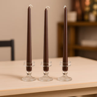Cinnamon Brown 10-Inch Taper Candles