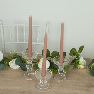 <h3 style="margin-left:0px;"><strong>Sophisticated Glow with Premium Dusty Rose Wax Taper Candles</strong>