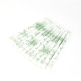 12 Pack 10inch French Toile Wax Taper Candles White and Sage Green Unscented Candles