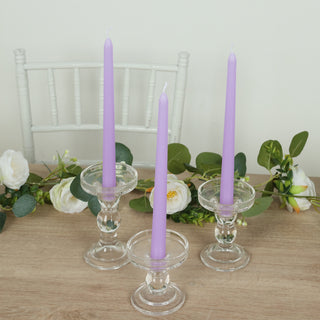 <h3 style="margin-left:0px;"><strong>Sophisticated Glow with Premium Lavender Lilac Wax Taper Candles</strong>