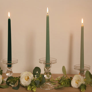 <h3 style="margin-left:0px;"><strong>Versatile Mixed Sage Green Wax Taper Candles</strong>