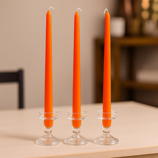Orange 10-Inch Taper Candles