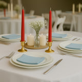 10 Pack Red 10inch Premium Wax Taper Candles, Unscented Candles