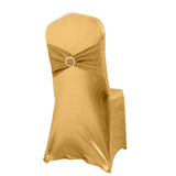Gold modern chair design, stylish and sleek silhouette. #whtbkgd