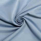 10 Pack Dusty Blue Polyester Banquet Chair Covers, Reusable Stain Resistant Slip On Chair Covers