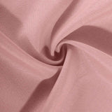 10 Pack Dusty Rose Polyester Folding Chair Covers, Reusable Stain Resistant Slip On Chair Covers