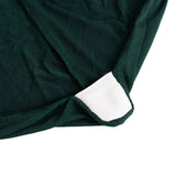 Hunter Emerald Green Spandex Folding Chair Covers with Silver Rhinestone Buckled Sash Band