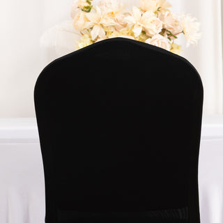 <h3 style="margin-left:0px;"><span style="background-color:transparent;color:#000000;">Effortless Setup with Slip-On Black Spandex Folding Slip On Chair Covers</span>