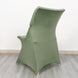 Eucalyptus Sage Green Spandex Stretch Fitted Folding Chair Cover - 160 GSM