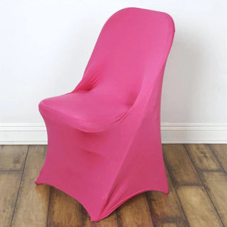 <h3 style="margin-left:0px;"><strong>Elevate Your Event with Fuchsia Spandex Folding Chair Covers</strong>