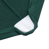 10 Pack Hunter Emerald Green Spandex Folding Slip On Chair Covers, Stretch Fitted Chair Covers