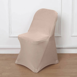 <h3 style="margin-left:0px;"><strong>Elevate Your Event with Nude Spandex Folding Chair Covers</strong>