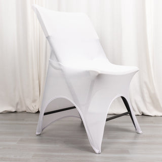 White Premium Spandex Wedding Chair Cover