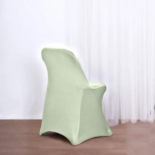 <h3 style="margin-left:0px;"><strong>Elevate Your Event with Sage Green Spandex Folding Chair Covers</strong>