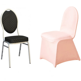Invest in Quality and Style with the Blush Spandex Chair Cover