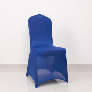 Adorn Your Event With Royal Blue Spandex Banquet Slip-On Chair Cover