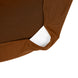 Cinnamon Brown Spandex Stretch Fitted Banquet Chair Cover - 160 GSM
