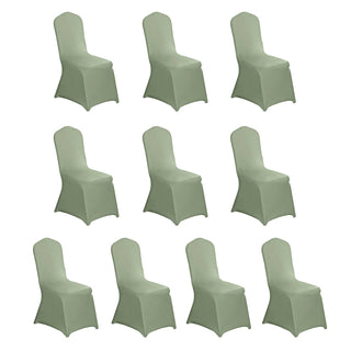 <h3 style="margin-left:0px;"><span style="background-color:transparent;color:#000000;">Easy to Install and Remove Dusty Sage Green Banquet Chair Cover</span>