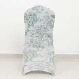 Floral patterned chair on a plain background