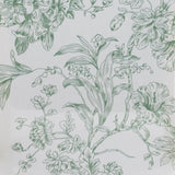 Green floral pattern on white background. #whtbkgd