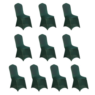 <h3 style="margin-left:0px;"><span style="background-color:transparent;color:#000000;">Easy to Install and Remove Hunter Emerald Green Banquet Chair Cover</span>