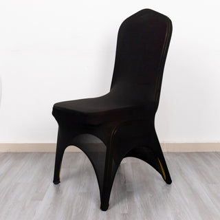 Black Premium Stretch Spandex Wedding Chair Cover
