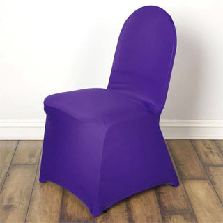 <h3 style="margin-left:0px;"><span style="background-color:transparent;color:#000000;">Premium Purple Spandex Stretch Banquet Chair Covers</span>