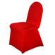 Red Spandex Stretch Fitted Banquet Chair Cover - 160 GSM#whtbkgd