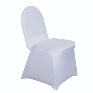 Durable White Spandex Chair Covers
