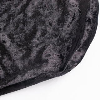 Transform Your Venue with the Black Crushed Velvet Spandex Stretch Chair Cover