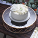 14inch Gold Metal Geometric Diamond Cut Cake Stand, Dessert Display Riser with Glass Top