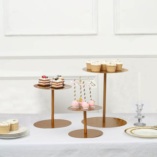 Elevate Your Dessert Display with Gold Metal Cupcake Stands