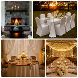 Set of 3 Gold Crystal Pendant Hurricane Candle Holders, Elegant Cylindrical Design