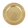 6 Pack | 13Inch Metallic Gold Round Acrylic Plastic Charger Plates, Dinner Party Table Decor#whtbkgd