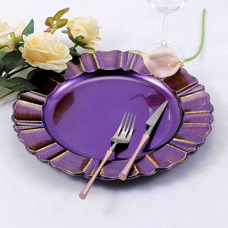 Enhance Your Event Decor with Gold Brushed Charger Plates
