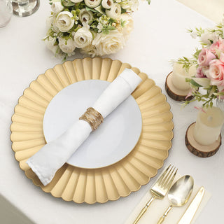 Functional and Stylish Gold Disposable Serving Trays