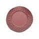 6 Pack Matte Finish Burgundy Hammered Charger Plates, Flat Modern Dinner Serving Plates#whtbkgd