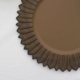 Impress Your Guests with Stylish Tablescape Using our Matte Natural Disposable Charger Plates