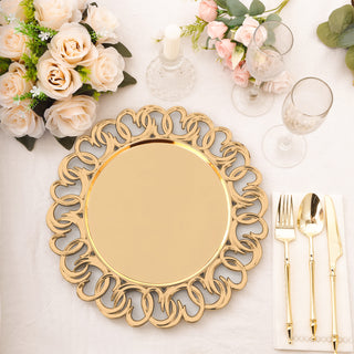 Add a Touch of Elegance to Your Table with Gold Disposable Charger Plates