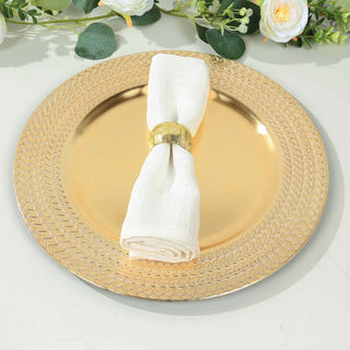 <span style="background-color:transparent;color:#000000;">Enhancing Event Décor with Gold Charger Plates</span>