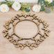 6 Pack Acrylic Plastic 13inch Charger Plates in Gold Leaf Wreath Design