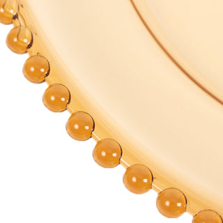 <span style="background-color:transparent;color:#000000;">Amber Gold Acrylic Charger Plates – Versatile Elegance for Any Occasion</span>