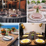 Elegant table setting ideas featuring various styles and decorations.