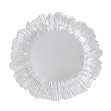 10 Pack Economy Reef Plastic Charger Plates – 13inch Silver Dinner Plate Chargers Weddings#whtbkgd_99